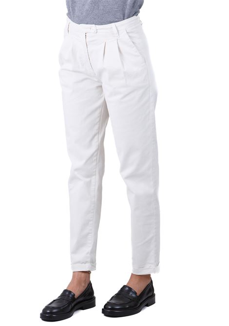 Pantaloni chino color milk MANILA GRACE | Pantaloni | P291CUMA606